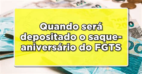 Confira Quando Ser Depositado O Saque Anivers Rio Do Fgts Jornal Jf