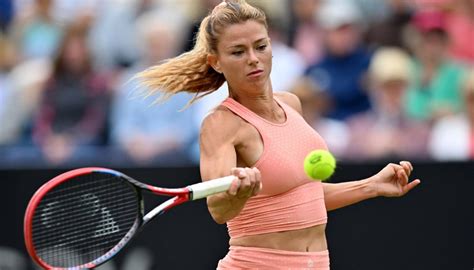 Camila Giorgi Stops At The Most Beautiful In Eastbourne Sportaleu