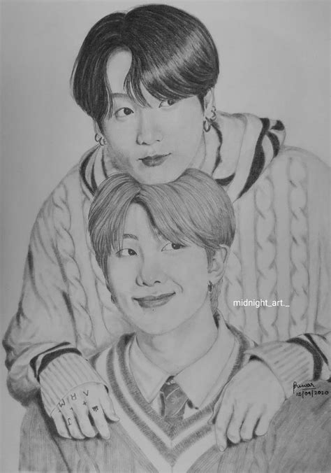 Namkook Bts Fanart Fan Art Bts