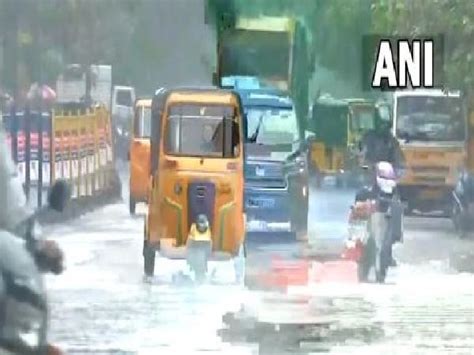 Imd Issues Red Alert Heavy Rainfall In Chennai