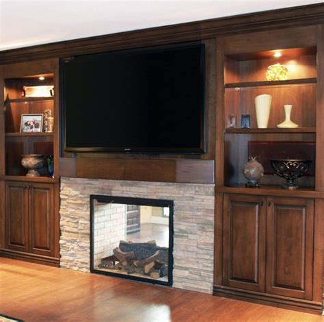 Stone Electric Fireplace Entertainment Center – Fireplace Guide by Linda