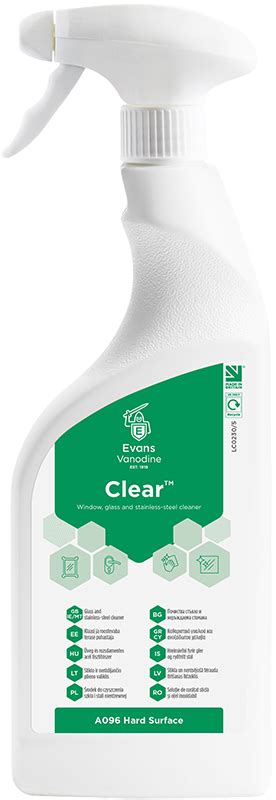 Clear™ Furniture Polish And Window Cleaner Evans Vanodine