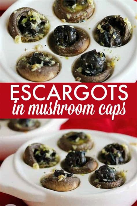 Escargots In Mushroom Caps With Garlic Butter Simply Stacie