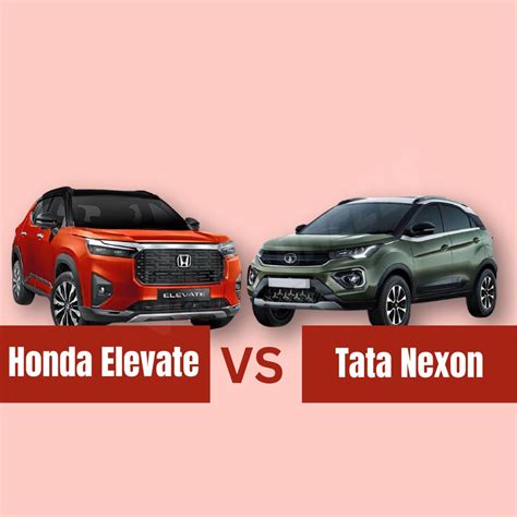 Honda Elevate Vs Tata Nexon Nowwheels