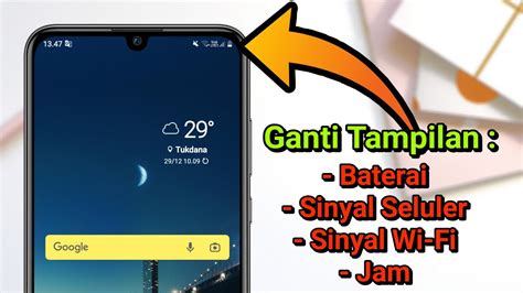 Cara Merubah Tampilan Status Bar Di Android YouTube