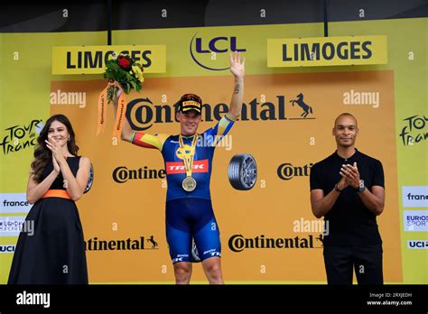 Limoges France July Mads Pedersen Of The Lidl Trek Team Wins