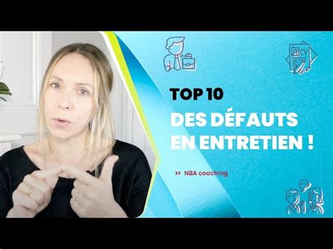 Top Des D Fauts En Entretien Youtube