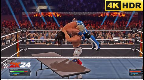 WWE 2K24 Cody Rhodes Vs Aj Styles No Holds Barred Match At Clash At