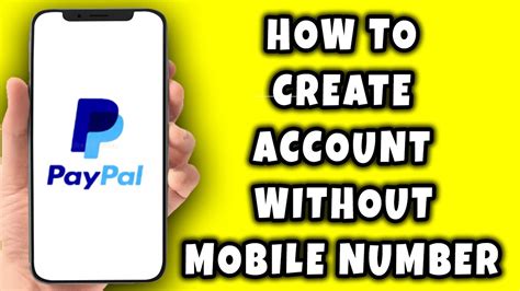 How To Create Paypal Account Without Mobile Number 2025 Youtube