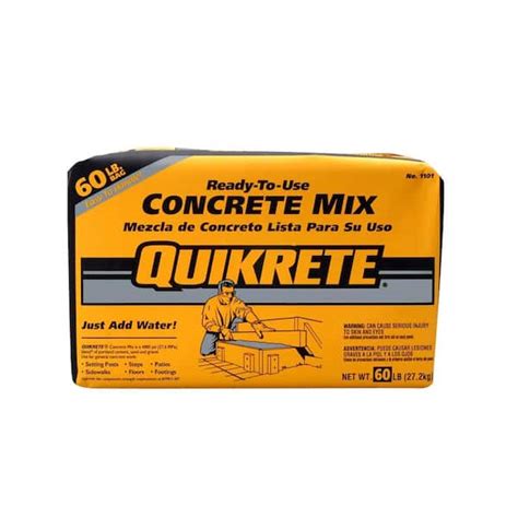 Quikrete Lb Concrete Mix The Home Depot