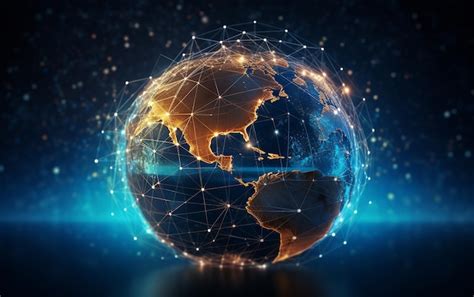 Premium Photo Global Connectivity Internet Network And Iot Integration