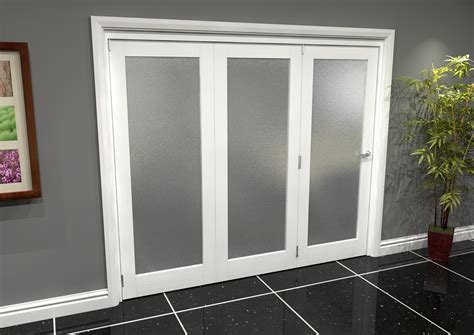 White P10 Frosted Roomfold Grande 3 0 X 762mm Doors Bifold Doors At