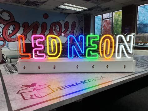 LED neon signs in Liverpool | The Binary Box