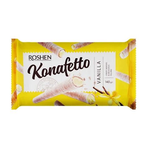 Roshen Konafetto Vanilla Wafer Rolls Taste It Market