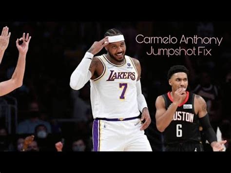 Carmelo Anthony Jumpshot Fix Nba K Mobile Youtube