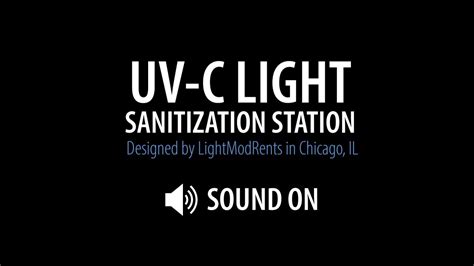 UV C Sanitization Station By Light Mod Rents YouTube