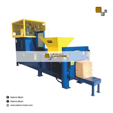 mesin press cocopeat horizontal