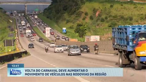 Confira O Movimento Das Estradas Que Cortam O Vale Do Para Ba Record