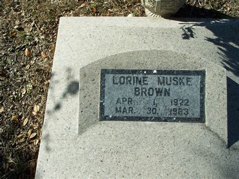 Lorine Johanna Rohde Muske Brown 1922 1983 Mémorial Find a Grave