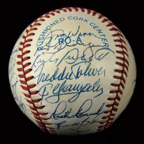 1988 Minnesota Twins Team Signed Baseball Big Time Bats