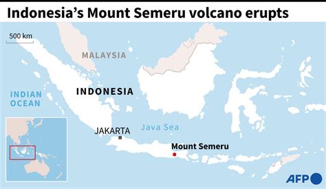 Indonesias Mount Semeru Erupts Forcing Thousands To Flee