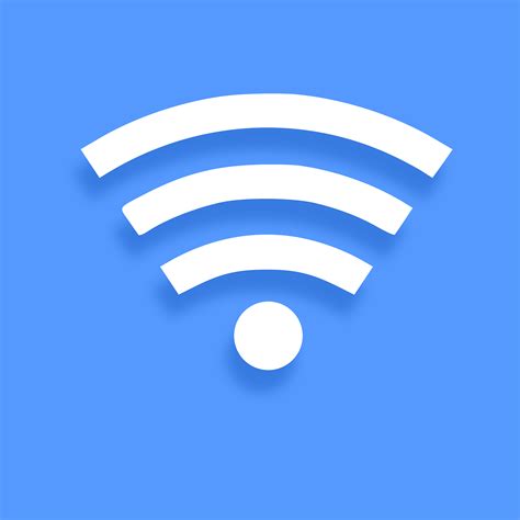 Download Wifi Icon Blue Symbol Royalty Free Stock Illustration Image