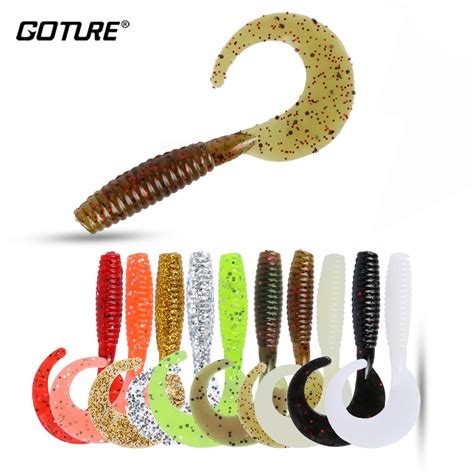 Goture Pcs Set Soft Fishing Lure Cm G Jig Wobblers Artificial