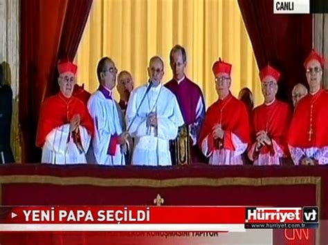 YENİ PAPA KARDİNAL JORGE MARIO BERGOGLIO SEÇİLDİ Dailymotion Video