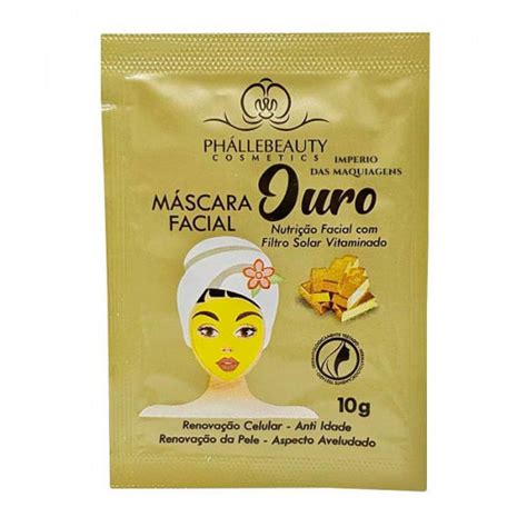 Máscara Facial Ouro Gold Phállebeauty Pague Menos