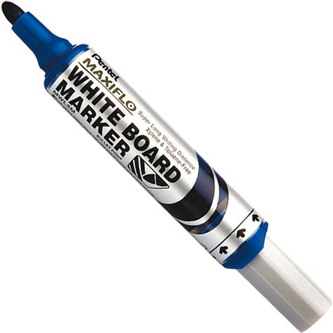 Caneta Marcador P Quadro Branco Maxiflo Azul Refmwl5m Co Pentel