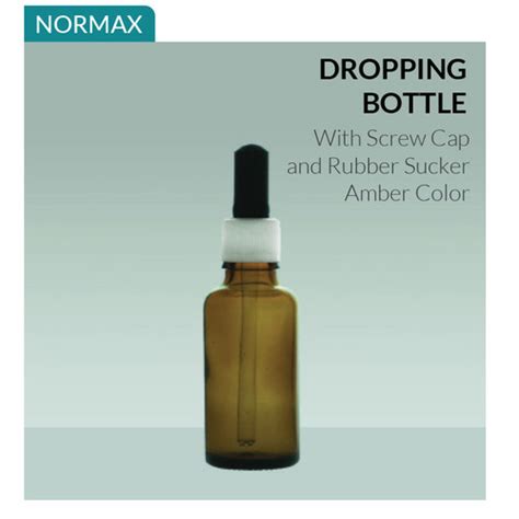 Jual Botol Tetes Ml Amber Colour Dropping Bottle Normax Id Kab