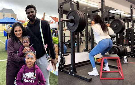 Andrew Wiggins Girlfriend Mychal Johnson Puts The Hard Yards With 170