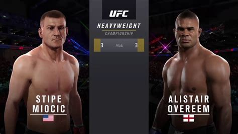 Ea Sports Ufc 2 Ranked Alistair Overeem Vs Stipe Miocic Gp35 Youtube