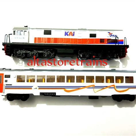 Promo Miniatur Kereta Api Lokomotif Dan Gerbong Penumpang Diskon Di