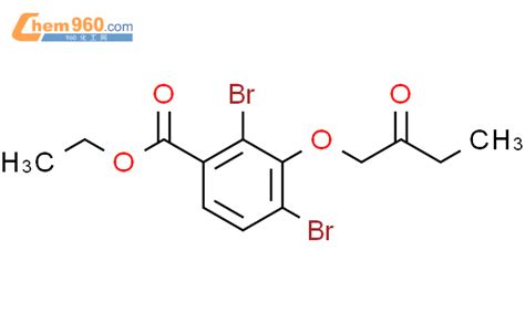 773084 60 9 Benzoic acid 2 4 dibromo 3 2 oxobutoxy ethyl ester化学式