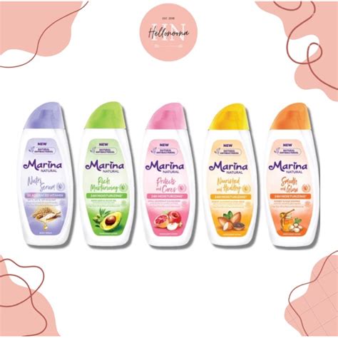 Jual Marina Natural Hand And Body Lotion 95ml 190ml 335ml 475ml