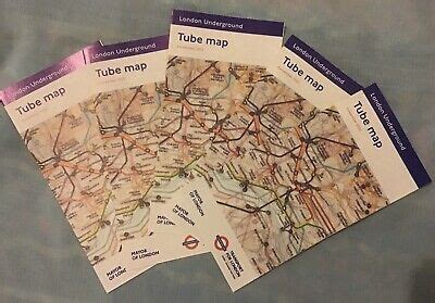 London Underground Tube Map New November Pack Tfl Current