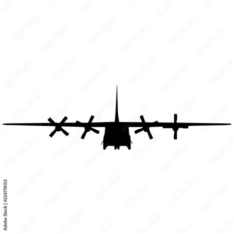 C 130 Hercules Stock Vector Adobe Stock