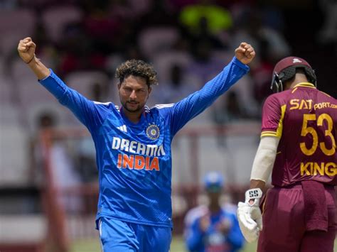 Ind Vs Wi Kuldeep Yadav Breaks Yuzvendra Chahals Massive All Time