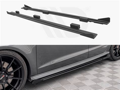 Street PRO Side Skirts Diffusers Flaps Audi S3 A3 S Line Sportback