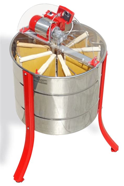 Honey Extractor Motorized Top Radial Gabbiano Stainless Steel Cage 9 Langstroth Frames Honey