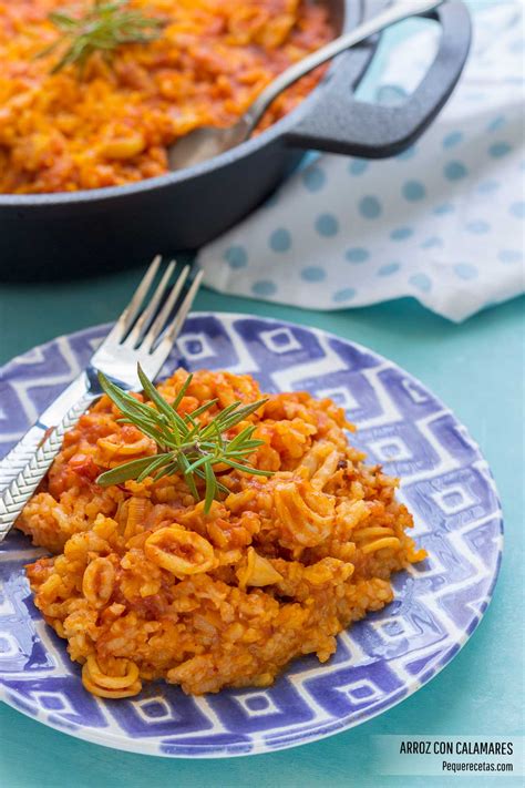 Arroz con calamares receta FÁCIL en 4 pasos PequeRecetas