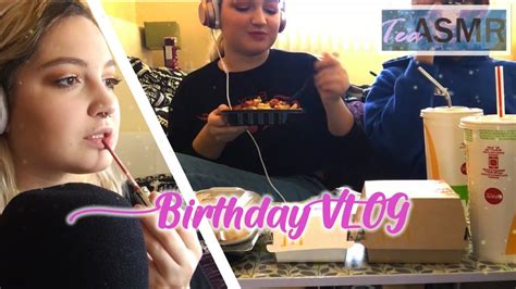 Asmr Birthday Vlog Youtube