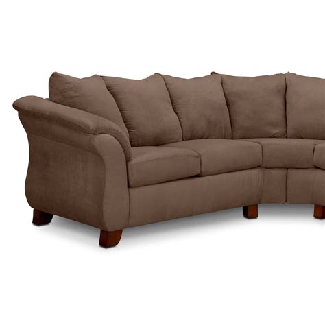 Adrian 2 Piece Sectional Taupe Value City Furniture