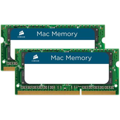 16GB Corsair Mac Memory DDR3-1333 SO-DIMM CL9 Dual Kit - SO DDR3-1333 ...