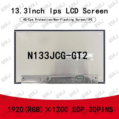 Painel De Exibi O De Tela LCD Para Laptop N133JCG GT2 IPS 1920 1200 13