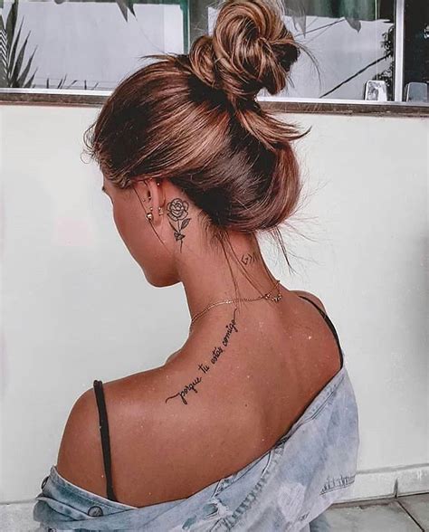 Pin By 🌹ʝɛѕѕíϲα🌹 On ☠ тαттσσѕ And ριєя¢ιиgѕ ☠ In 2020 Girl Neck Tattoos Neck Tattoo Neck