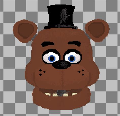 Freddy Fazbear Pixel Art R Fivenightsatfreddys