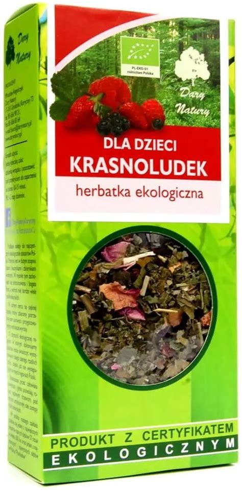 Herbata Dary Natury Krasnoludek Herbatka Owocowa Dla Dzieci G Ceny