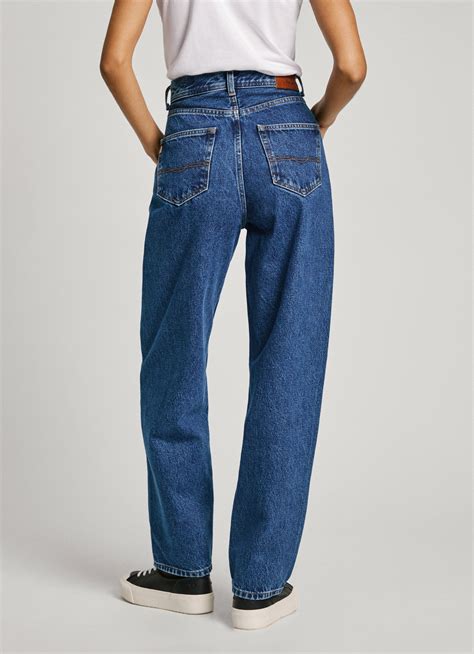 High Rise Barrel Fit Jeans In Overall Kleid Jeans Fit Jeanskleider